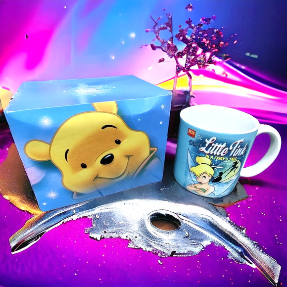 NEW Disneys Little Tink Fairy's Tale Tinker Bell 10C Comics Disney Store Mug Cup - Picture 2 of 11